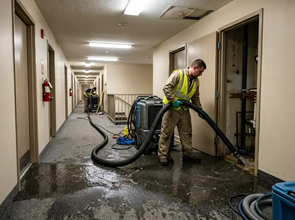 multi-unit-apartment-hallway-f-005 — frequently asked questions, Emergency Burst Pipe Water Extraction & Removal in North Al…